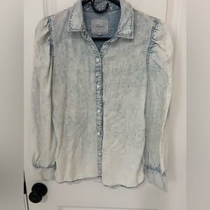 Rails Faded Blue Button-Up Shirt
